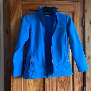 Columbia, Full Zip Jacket, Blue, Small, Fall/Winter